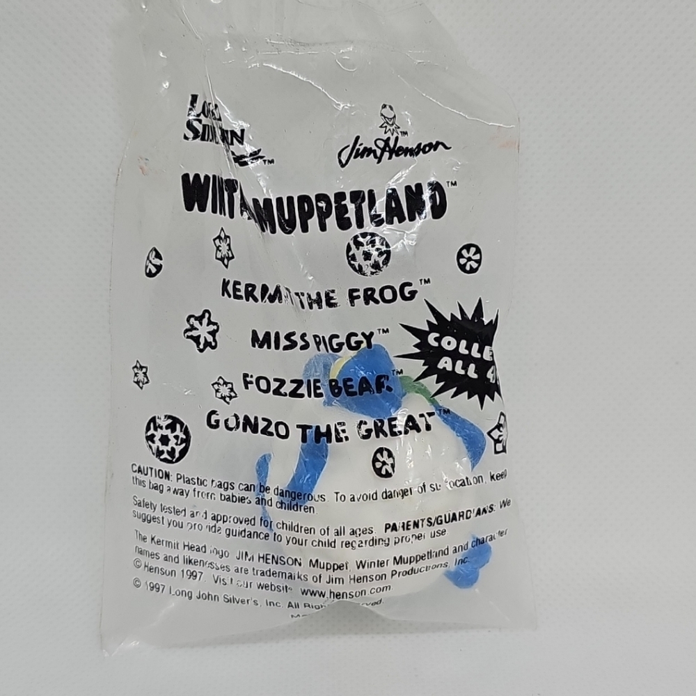 Gonzo The Great Winter Muppetland Jim Henson Long John Silver's 1997 - NEW